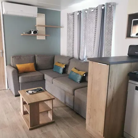 Mobil Luxe 3 Climatise En Roussillon Parque de Campismo